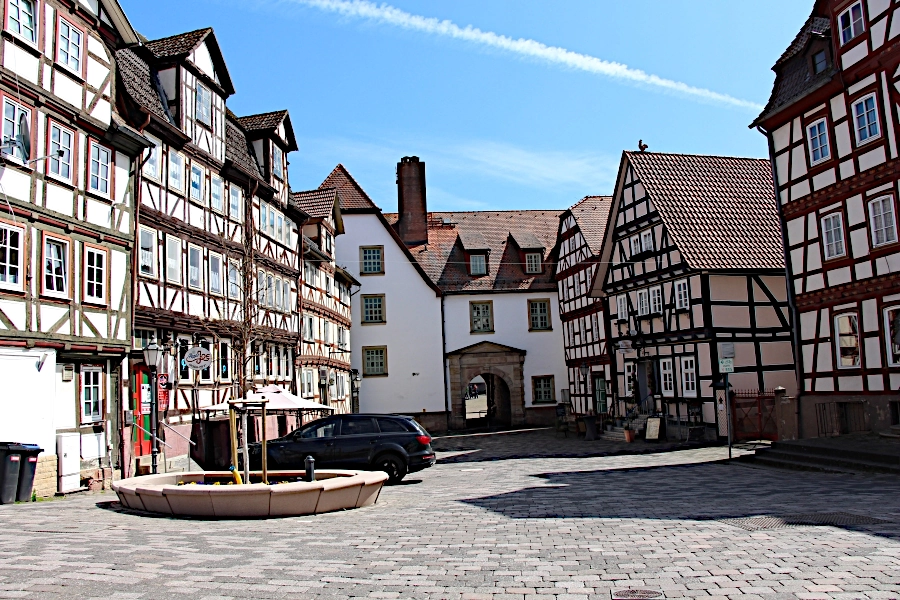 Das Stadtbild ist geprägt von vielen historischen Fachwerkbauten