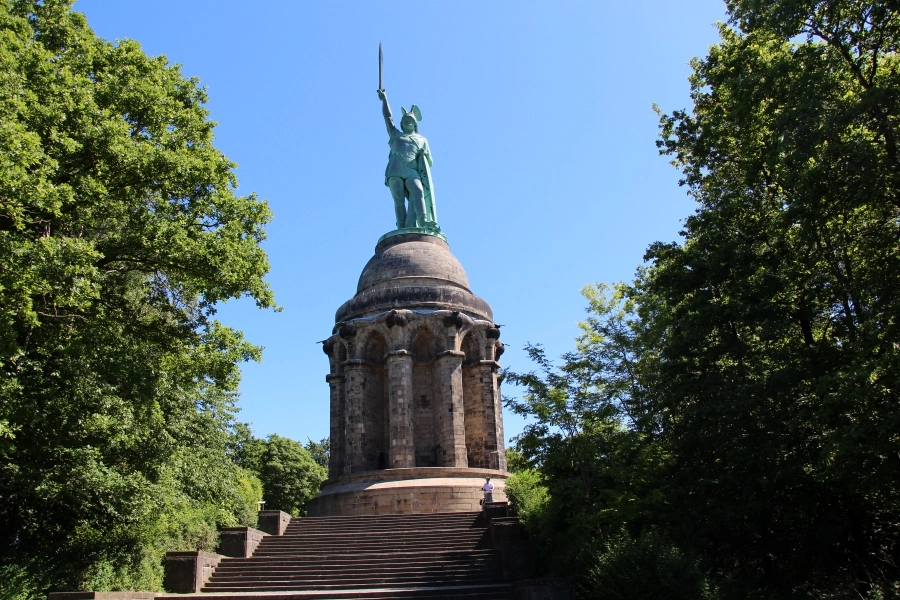 Das Hermannsdenkmal im Teutoburger Wald