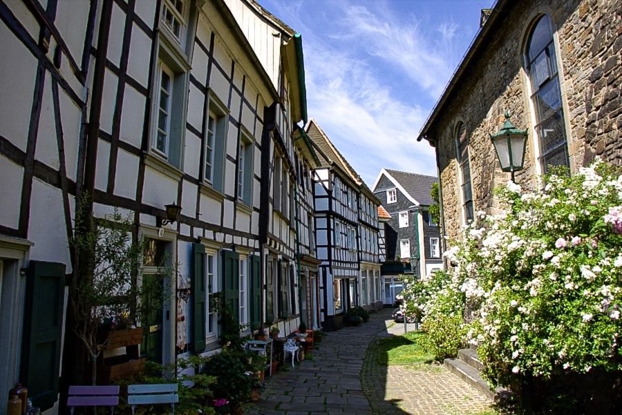 Der Kirchplatz in Hattingen