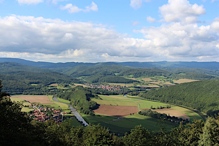 Die Werraschleife bei Lindewerra