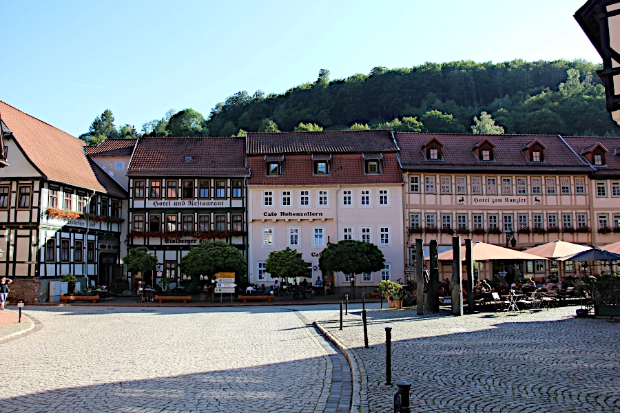 Der Marktplatz in Stolberg ist die „gute Stube“ der Stadt