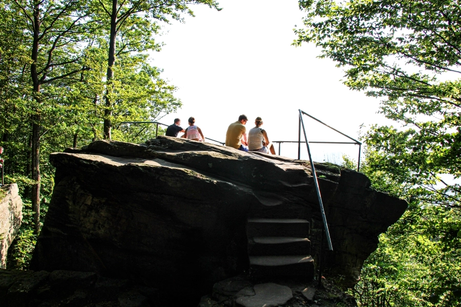 Die Teufelskanzel ein guter Aussichtspunkt