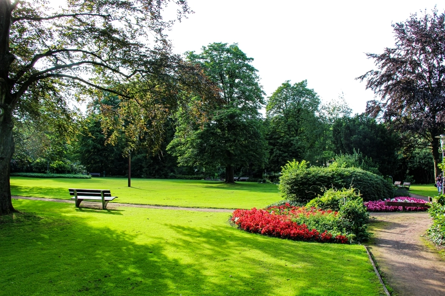Im Kurpark finden jeden Sonntag Kurkonzerte statt