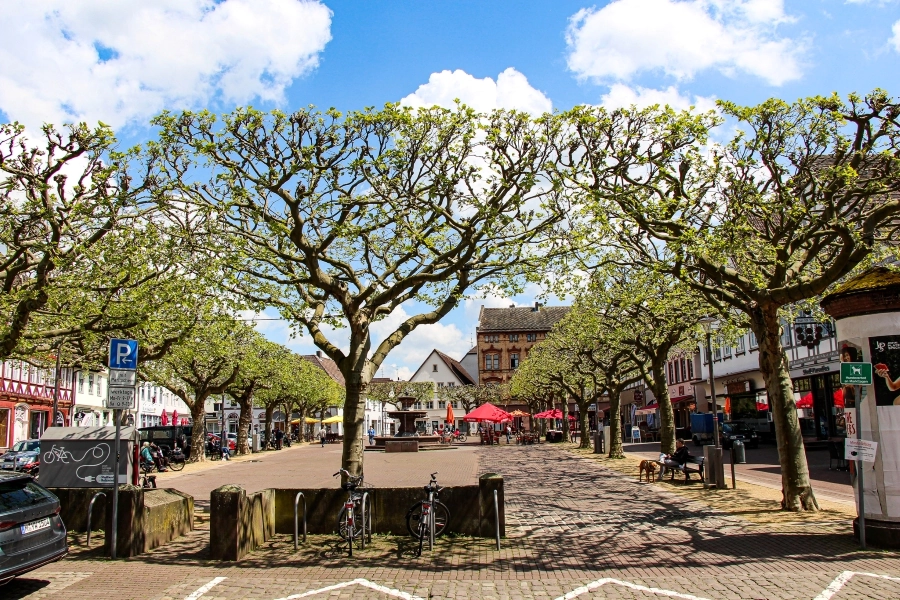 In der Mitte der Altstadt befindet sich der historische Marktplatz