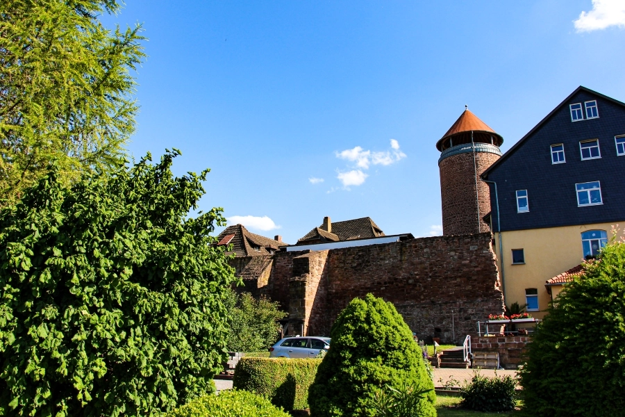 burg-wendelstein-vacha Am Nordrand der Altstadt befindet sich die Burg Wendelstein