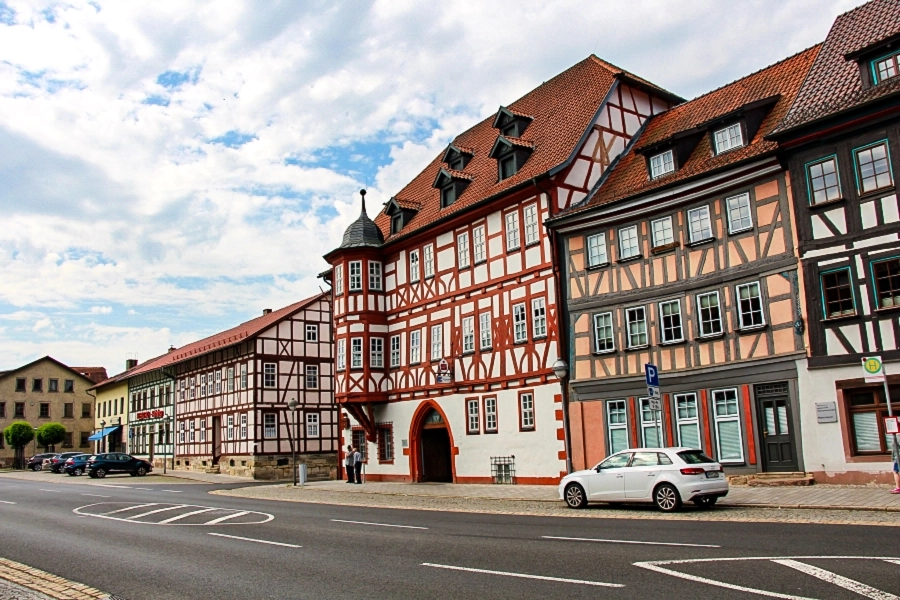 das-rathaus-von-wasungen Das spätgotische Rathaus wurde von 1532 bis 1534 erbaut