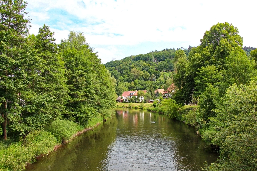 die-werra-bei-wasungen Die Werra bei Wasungen