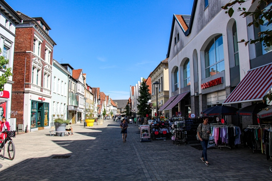 fussgaengerzone-von-stadthagen Die schöne Fußgängerzone lädt zum Bummeln ein