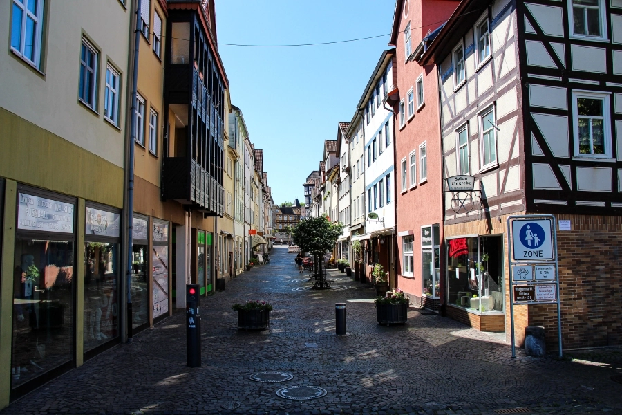 fussgaengerzone-witzenhausen Die Fußgängerzone in Witzenhausen