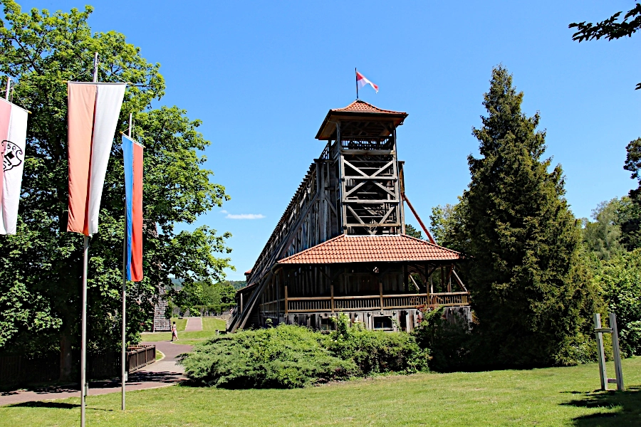 gradierwerk-bad-sooden Das letzte der ehemals 22 Gradierwerke das aus dem Jahre 1638 stammt