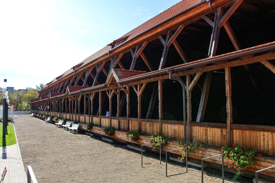 gradierwerk-in-bad-salzungen Eines der beiden Gradierwerke
