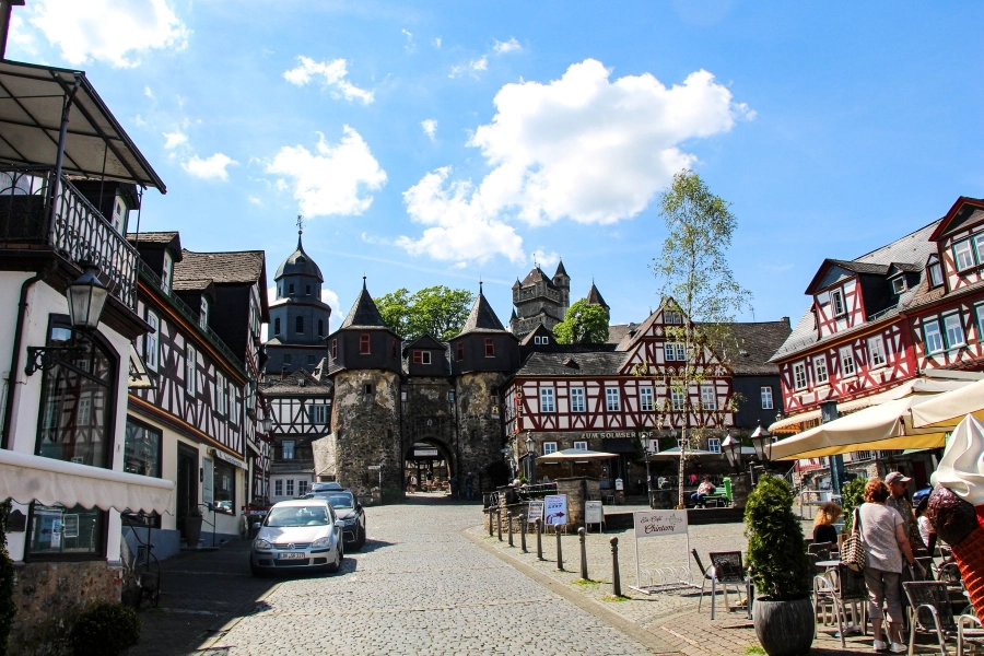marktplatz-in-braunfels Der Marktplatz in Braunfels