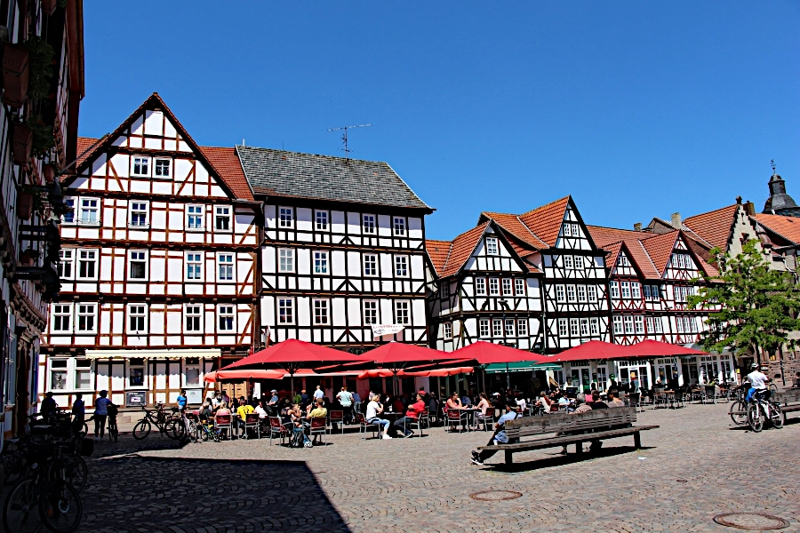 marktplatz-in-eschwege Der schöne Marktplatz der Stadt