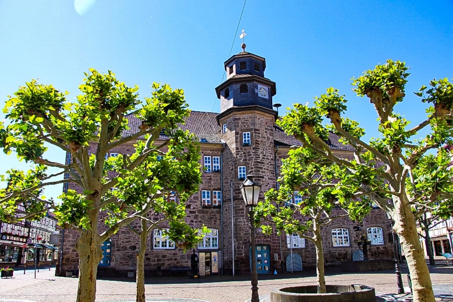 rathaus-witzenhausen Am Markt befindet sich das Rathaus der Stadt