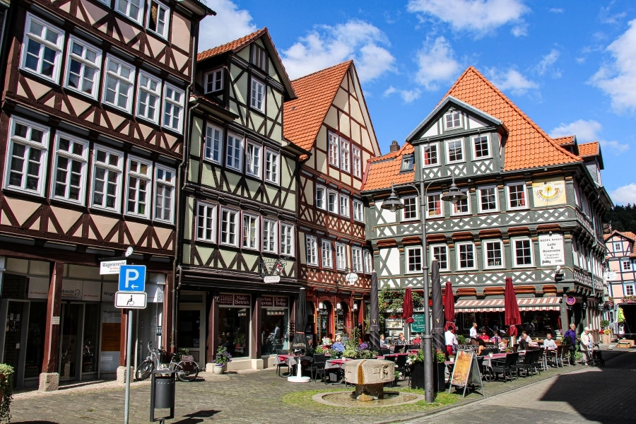schoene-fachwerkhaeuser-in-der-langen-strasse Schöne Fachwerkhäuser in der Langen Straße