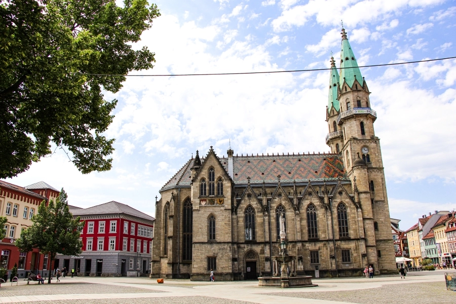 stadtkirche-st-marien Die Stadtkirche "Unserer lieben Frauen" ist schon von weitem sichtbar