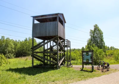 Beobachtungsturm an den Koldinger Seen