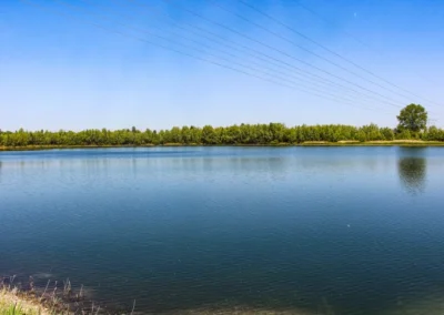 Die Koldinger Seen entstanden durch Kiesabbau