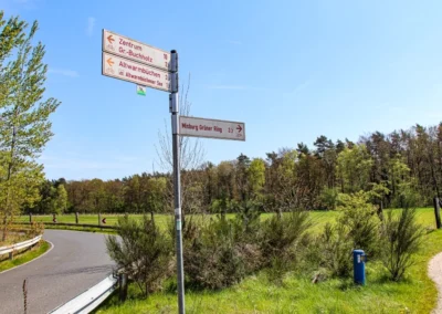 Radwegekreuzung zwischen Altwarmbüchen und Misburg